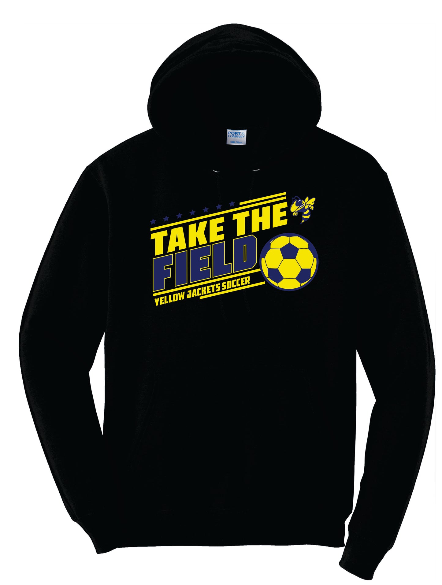 Take the field soccer sweat