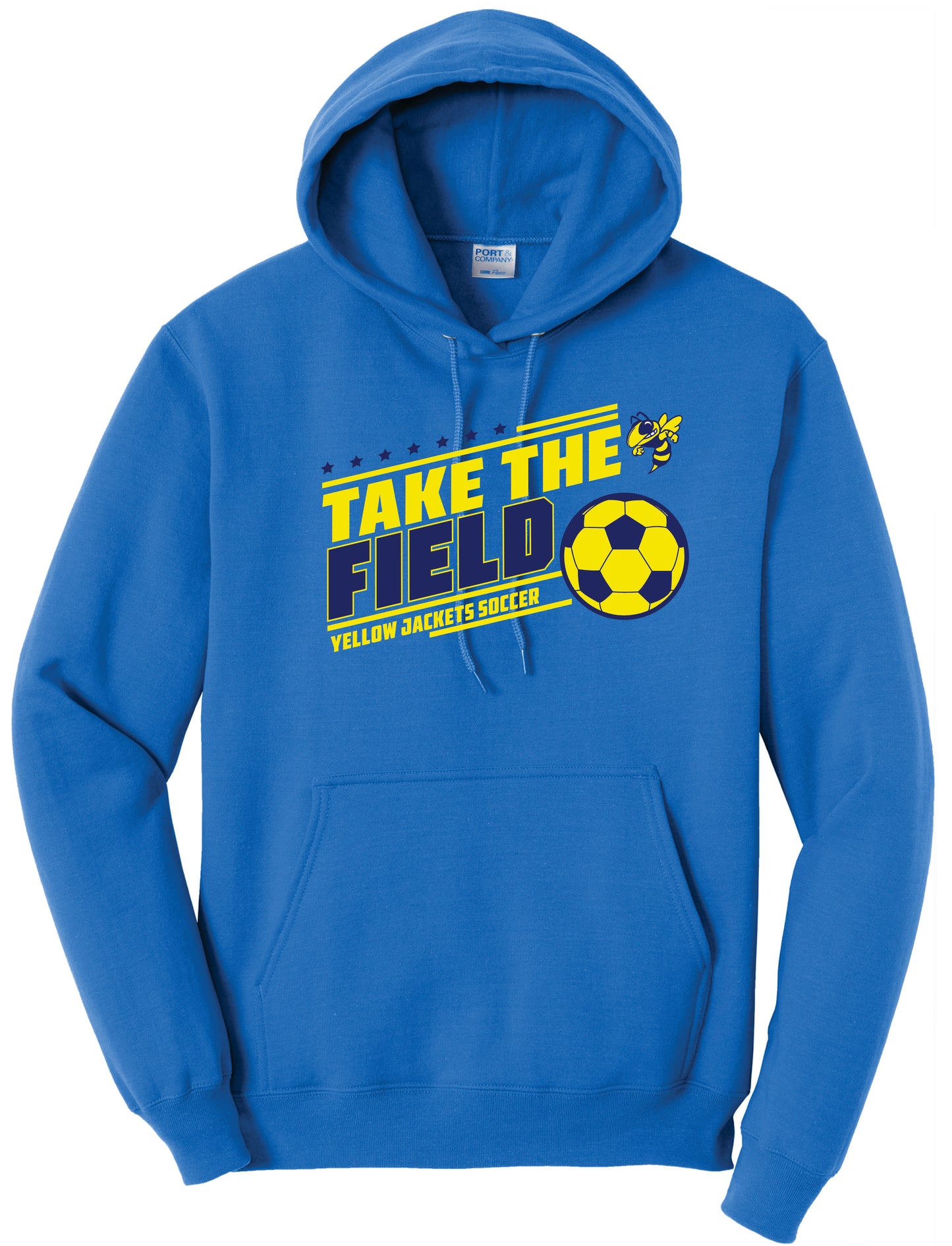 Take the field soccer sweat